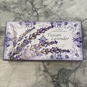 Florentine Tuscan Lavender Soaps NIB Set of 3 Saponificio Artigianale Fiorentino